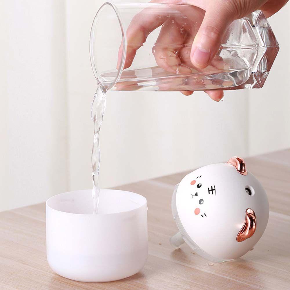 Máy Tạo Độ Ẩm Không Khí Mini Có Đèn Nhiều Màu Sắc Và Cổng Sạc USB VANES1 Cho Xe Hơi