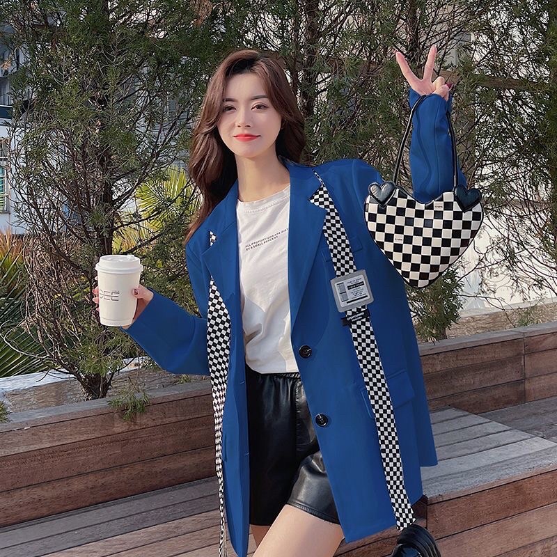 Áo Khoác Blazer Nữ Dáng Suông Phong Cách Hàn Quốc Mẫu Mới Mã RB025