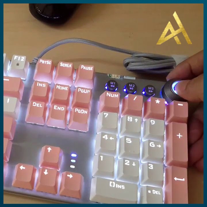 Bàn Phím Cơ Gaming Chính Hãng Đèn LED 7 Màu PHILIPS SPK8614DQ Chuyên Game Bàn phím Máy Tính PC Laptop Keyboard Có Dây