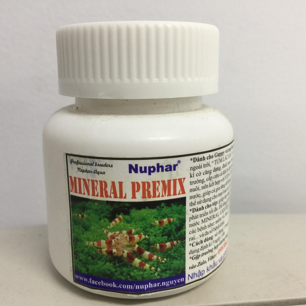 Hình ảnh Nuphar - MINERAL PREMIX | Khoáng bột tổng hợp giành cho cá tép cảnh #1