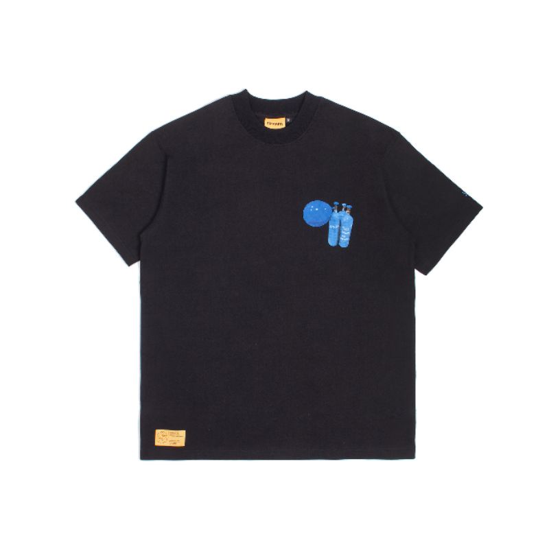 Áo Thun " Bóng" (Đen, Kem) CỘC TAY CHẤT LIỆU COTTON PHONG CÁCH UNISEX