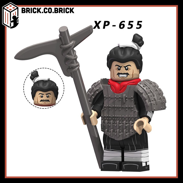 Minifigures đế chế nhà Tần vua Tần Thủy Hoàng và quan binh QinDynasty Koruit Đồ chơi Lắp ráp Mô hình Sáng tạo KT1088