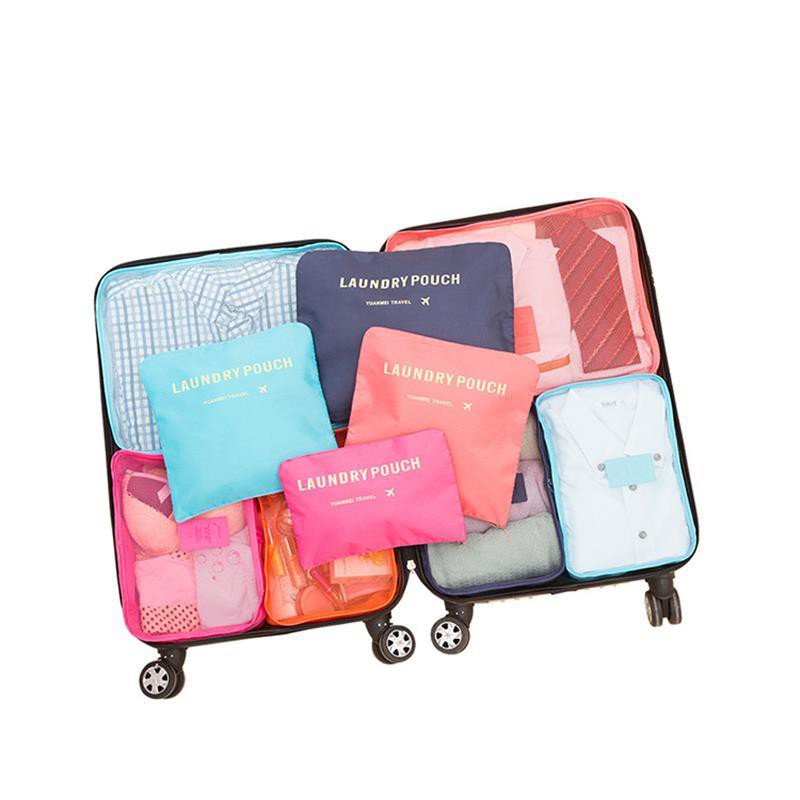 Set 6 Túi Đựng Đồ Du Lịch Tiện Lợi Đa Năng LY-006