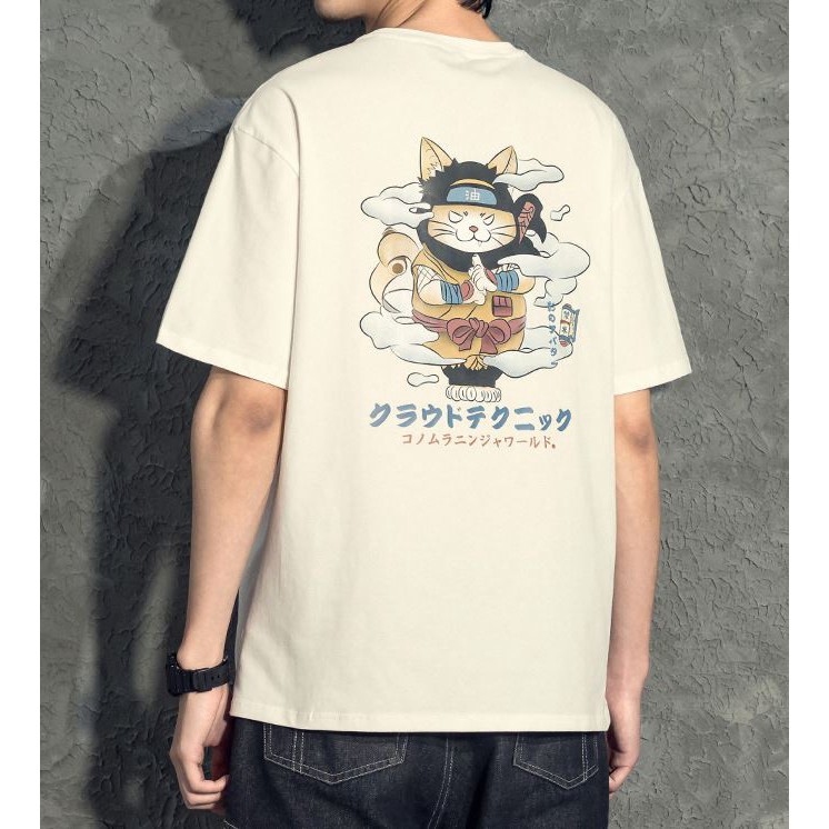 Áo thun tay lỡ Unisex, áo phông form rộng M466 LK SHOP