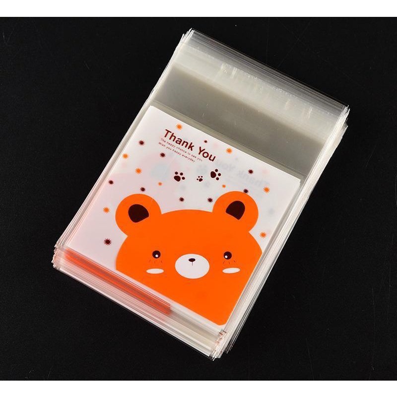 Set 100 Túi Đựng Bánh Kẹo Rất Xinh Size 7cm x 7cm
