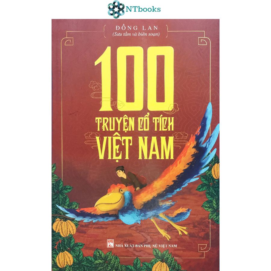Sách 100 Truyện cổ tích Việt Nam (màu nâu)