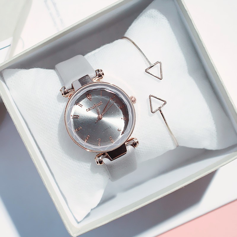 Đồng Hồ Nữ CANDYCAT8 Dây Da Cao Cấp, Thiết Kế Mặt Tròn Nhỏ Gọn, Nhiều Màu Sắc Chọn Lựa | BigBuy360 - bigbuy360.vn