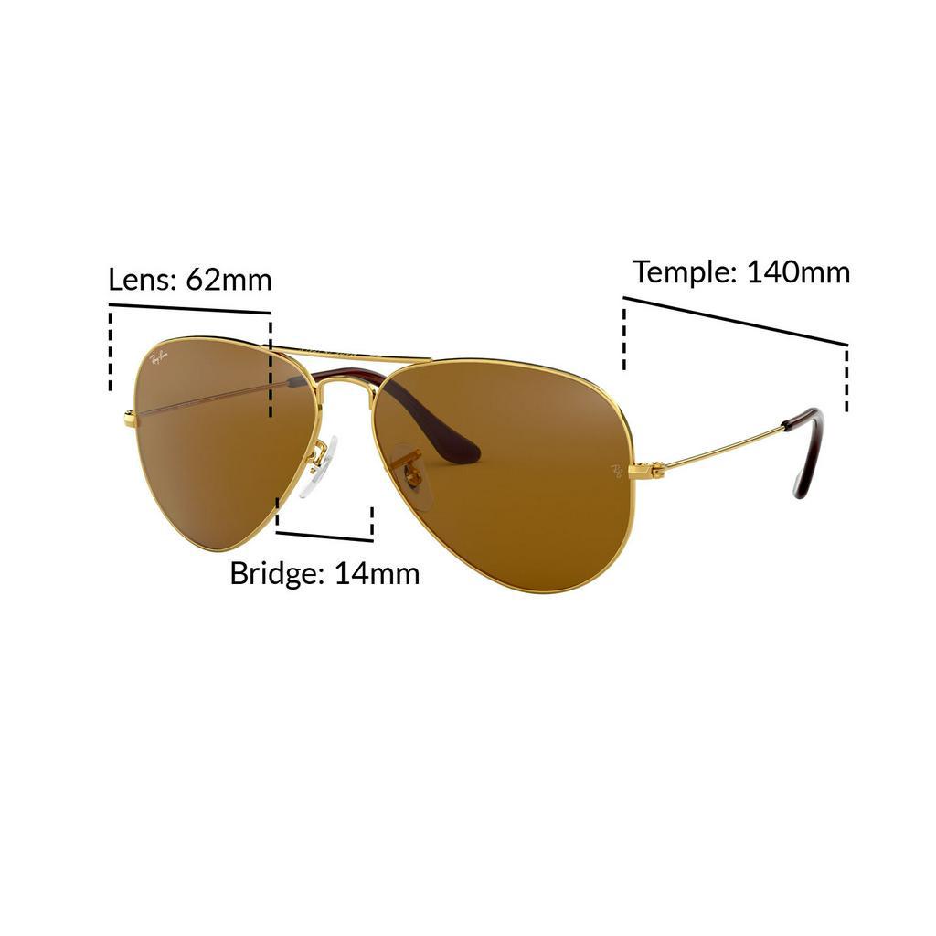 Mắt Kính Ray-Ban Aviator Large Metal - RB3025 001/33 - 62 mm - Kính mát