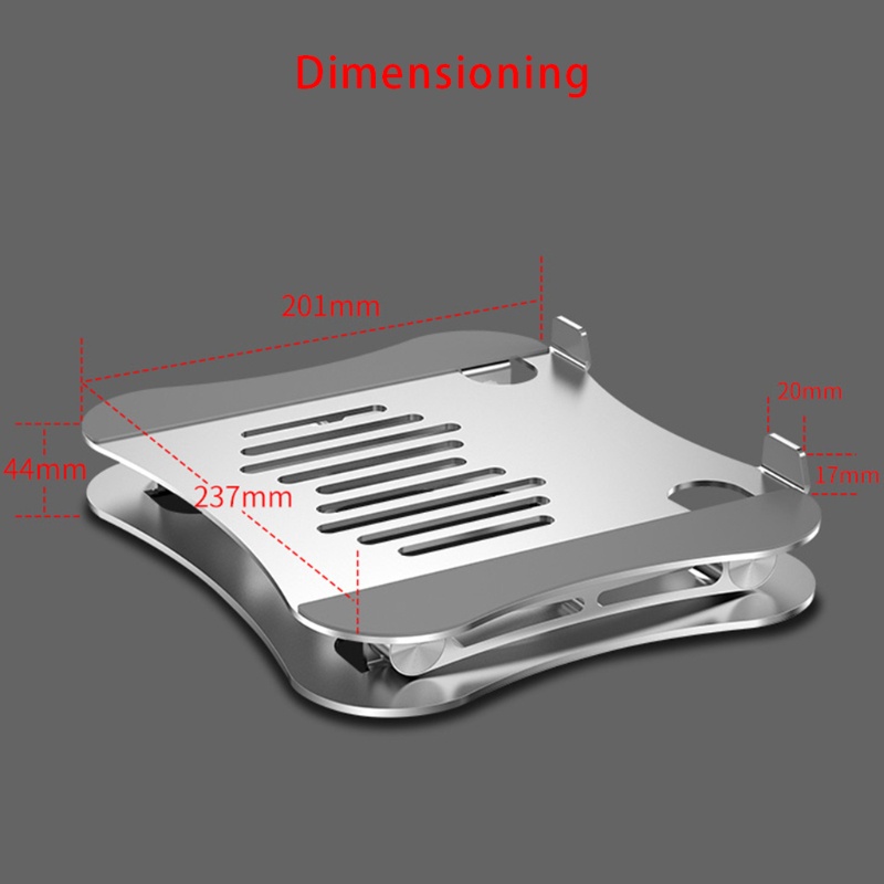 Giá Đỡ Laptop / Máy Tính Bảng Bằng Hợp Kim Nhôm Có Thể Điều Chỉnh Tiện Dụng