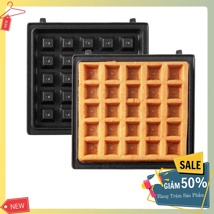 Bộ khuôn lẻ hình bánh tổ ong, bánh waffle cho máy Torsom