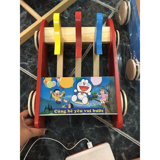 XE GỖ 3 CON GÀ TẬP ĐI