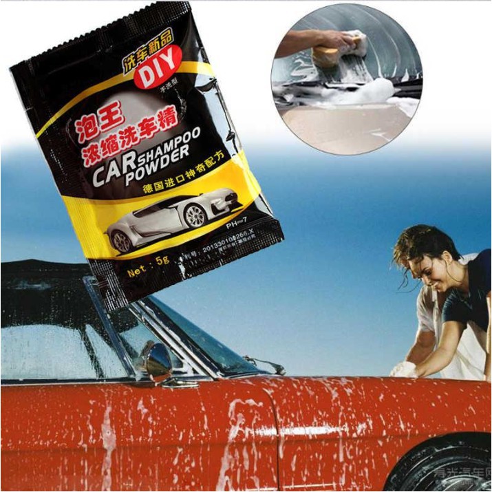✐☍❀Xà bông rửa xe ô tô (Bộ 12 gói)  Giảm giá10%