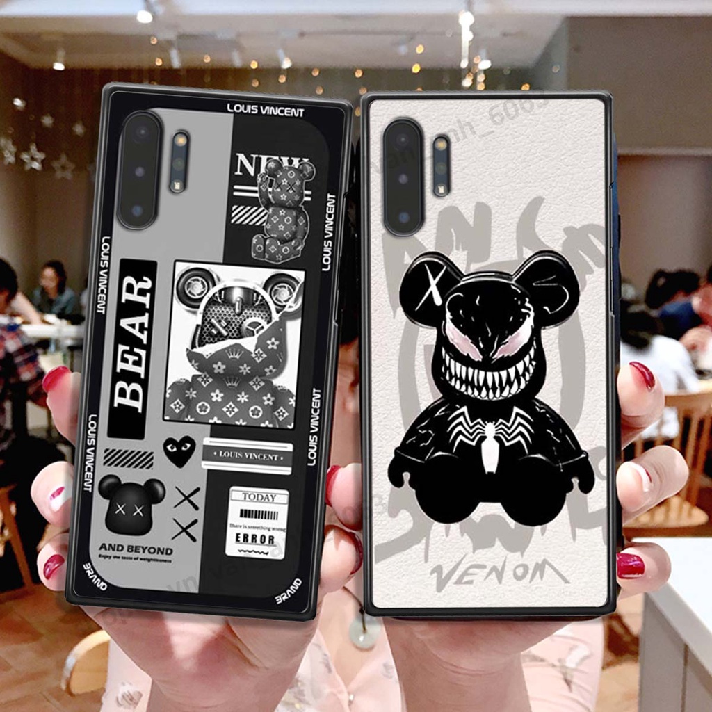 Ốp lưng Samsung Note 10 / Note 10 Plus / Note 10+ hình kaws, bear brick, venom thời trang siêu ngầu