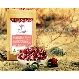 Trà hoa hồng khô nhà làm 100g