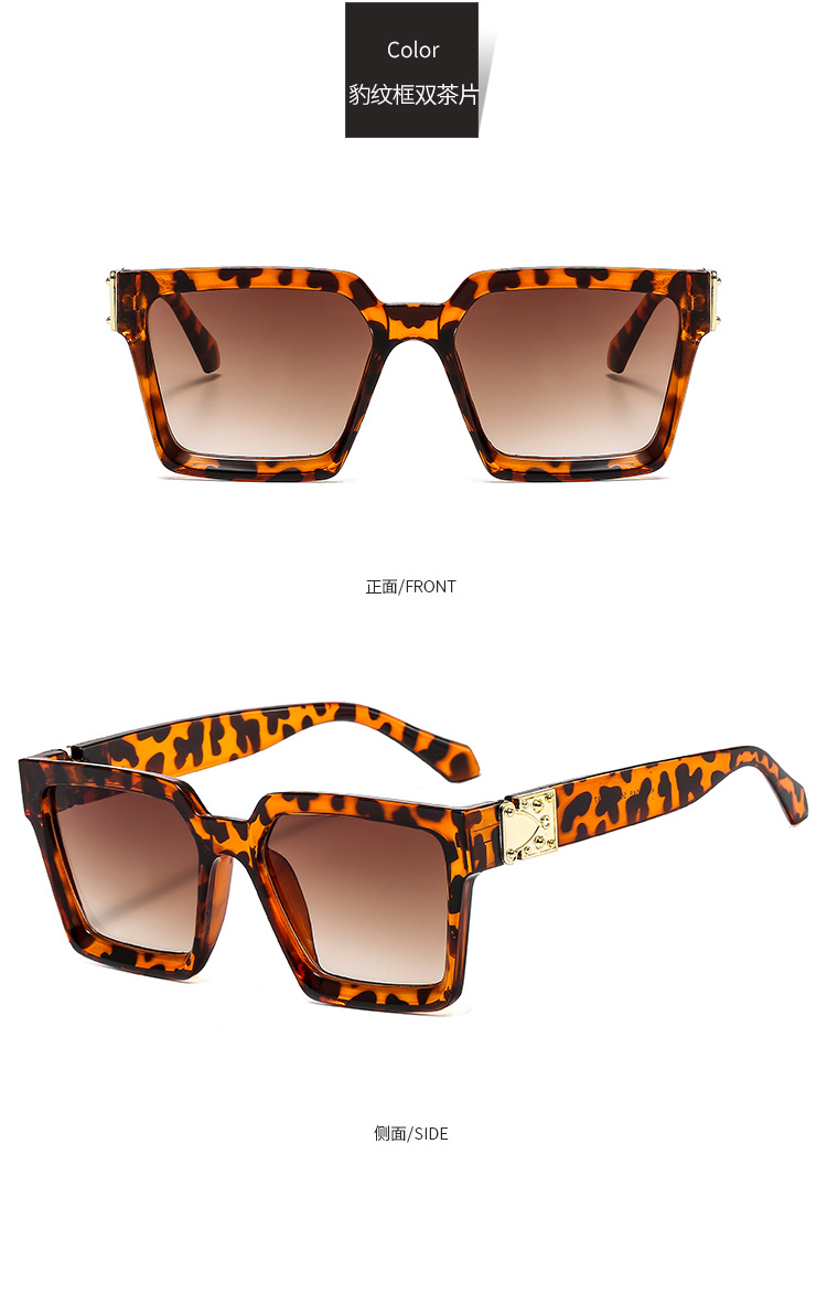 Kính Mát Gọng Vuông cỡ lớn Chống Tia Uv Thời Trang Cho Nữ | BigBuy360 - bigbuy360.vn