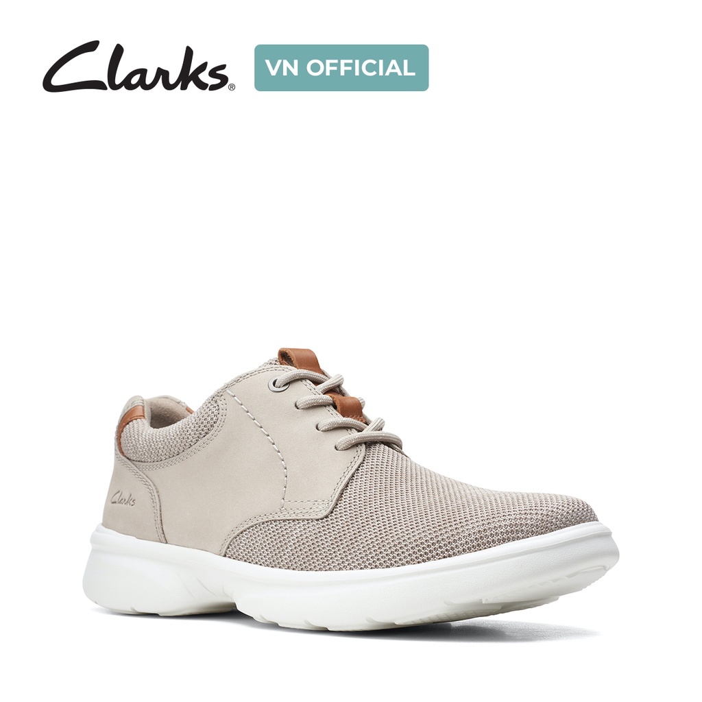 Giày Thể Thao nam CLARKS Bradley Lane màu Stone