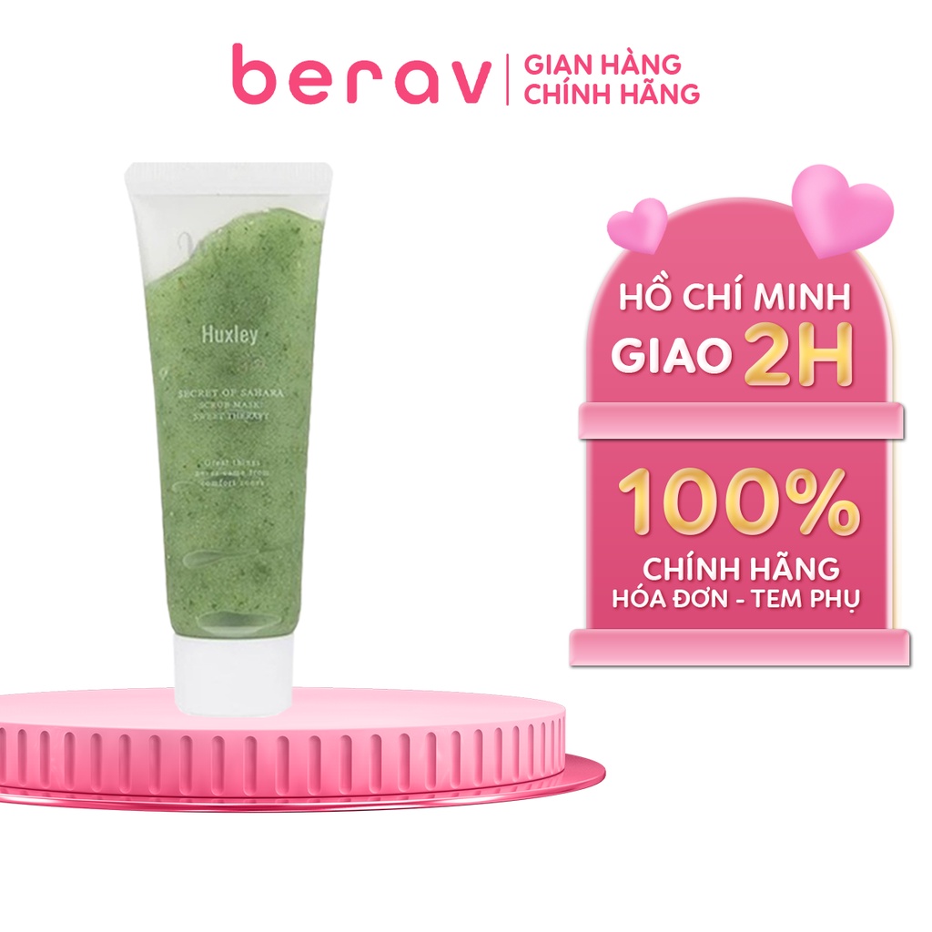 Mặt Nạ Tẩy Tế Bào Chết HUXLEY Chiết Xuất Xương Rồng Secret of Sahara Scrub Mask; Sweet Therapy 30g