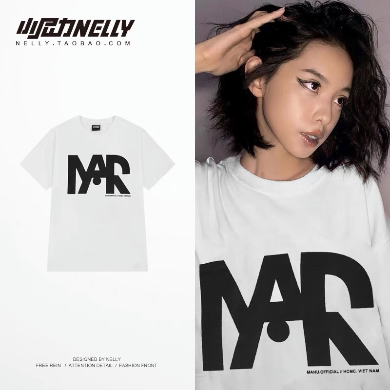 FREESHIP ÁO THUN NELLY CHÍNH HÃNG FORM THỤNG COTTON ( MẪU NAR)