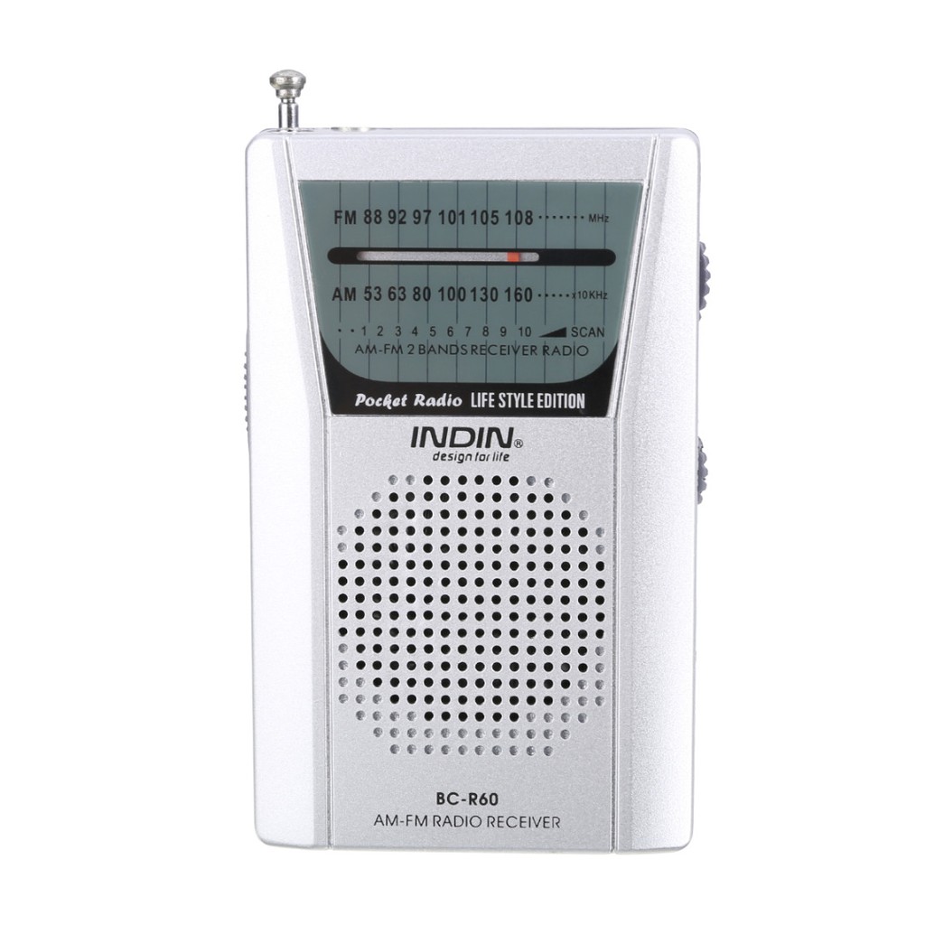 Đài radio AM FM mini có ăng ten giắc cắm âm thanh 3.5mm chất lượng cao