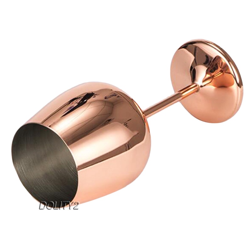 2pcs/set Stainless Steel Wine Glasses for White Red Wine Cocktail with Stem