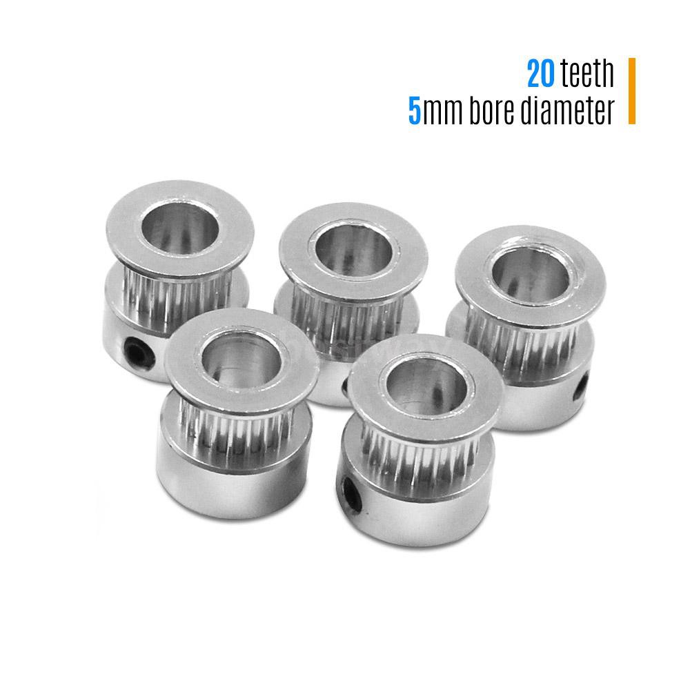 Bộ Dụng Cụ Máy In 3d 20 Răng 5mm Lõi Đường Kính 5mm Gt2