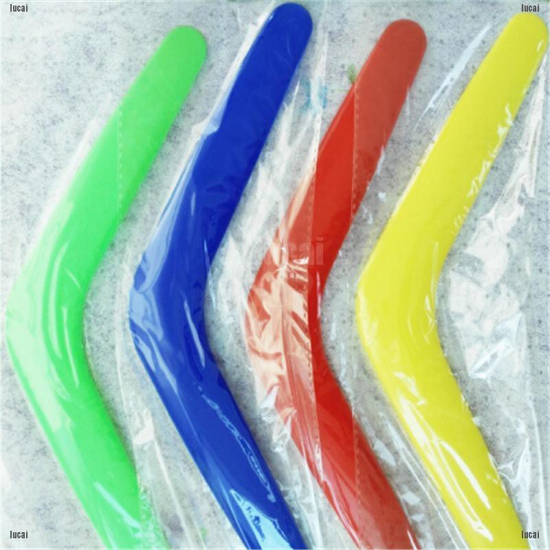 [lucai+cod]V Shaped Boomerang Toy Kids Throw Catch Outdoor Game Plastic Toy