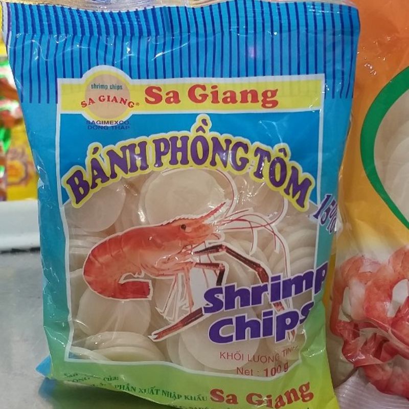 1 gói bánh phồng tôm 100g hsd T4/2023