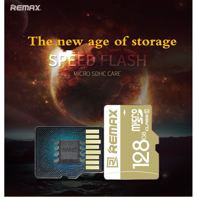 Thẻ Nhớ Microsd Remax 128GB Class 10 Chuyên Dụng Cho Camera