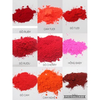 Màu khoáng làm son sáp 5k