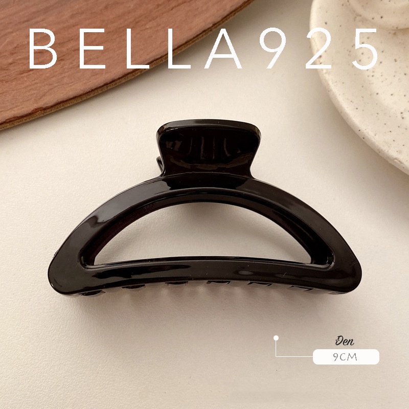 Kẹp tóc Bella 925 cạp tóc nhựa cứng cao cấp chữ D 9cm Hàn quốc