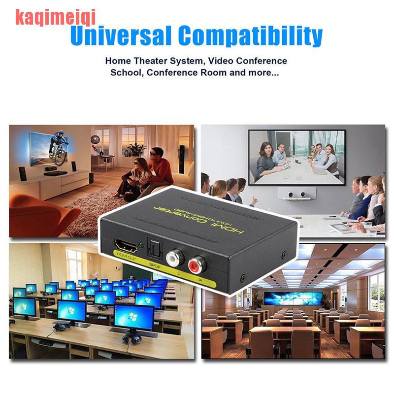 Bộ Chuyển Đổi Âm Thanh Từ 1080p Hdmi Sang Hdmi Quang Học + Spdif + Rca L / R Dseqa