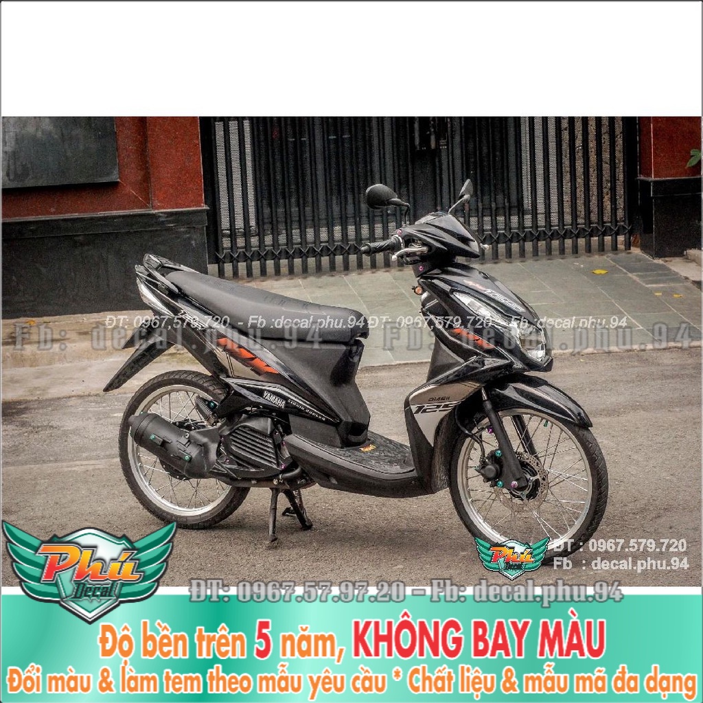 Tem Rời Luvias đen xám (K) -1