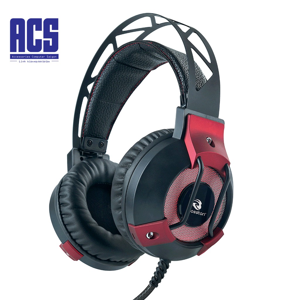 Tai nghe chụp tai chuyên Game Bosston HS300 Led đa màu / Headphone Gaming- Bảo Hành 12 Tháng