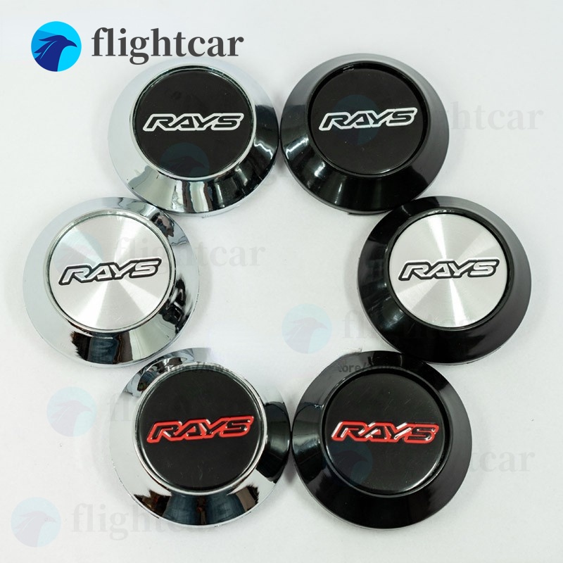 Set 4 Nắp Đậy Trục Bánh Xe Kích Thước 68MM Chuyên Dụng Cho RAYS VOLK Emblem CE28 Rim TE37 Tokyo Time Attack Time