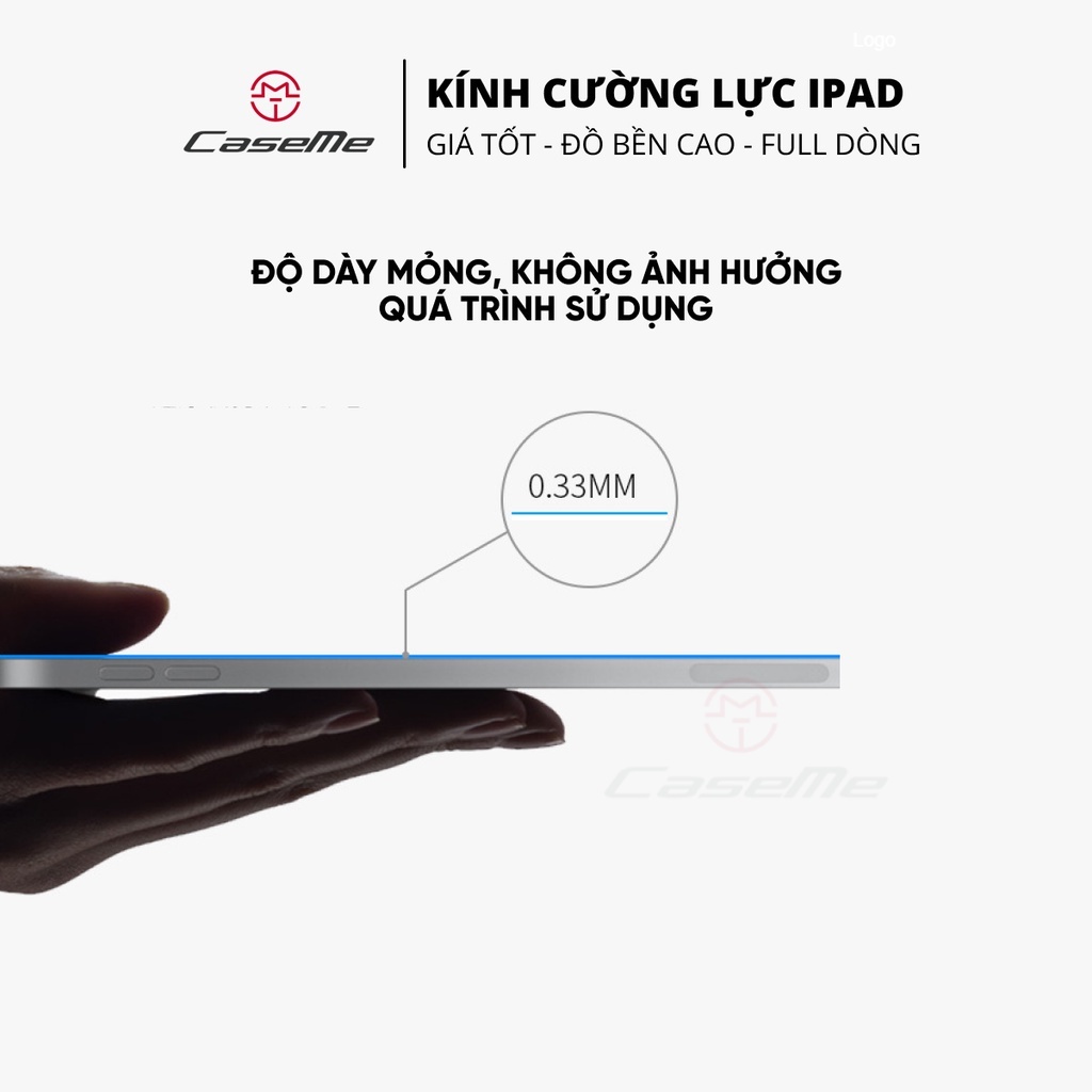 Kính cường lực iPad, Ipad mini, Air Full Dòng Full Size - Bền bỉ - Cao cấp