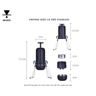 Máy pha cà phê cầm tay cao cấp Staresso pro (Mirage)