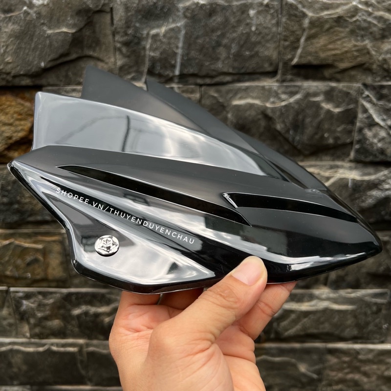 Mão Chắn Gió Ex155 Exciter 155 Đen Bóng Khói