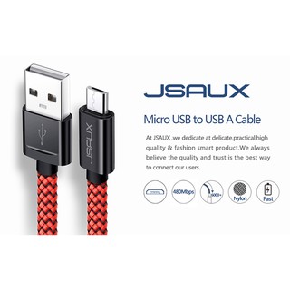 Dây Cáp Sạc Micro Usb JSAUX Dài 2m Cho Điện Thoại Android