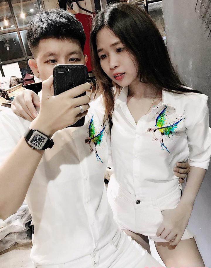 Áo Sơ Mi Nam Nữ in 3D Chim Cực Chất, Phong Cách Mới Lạ, Mẫu Hot 2020.XTM