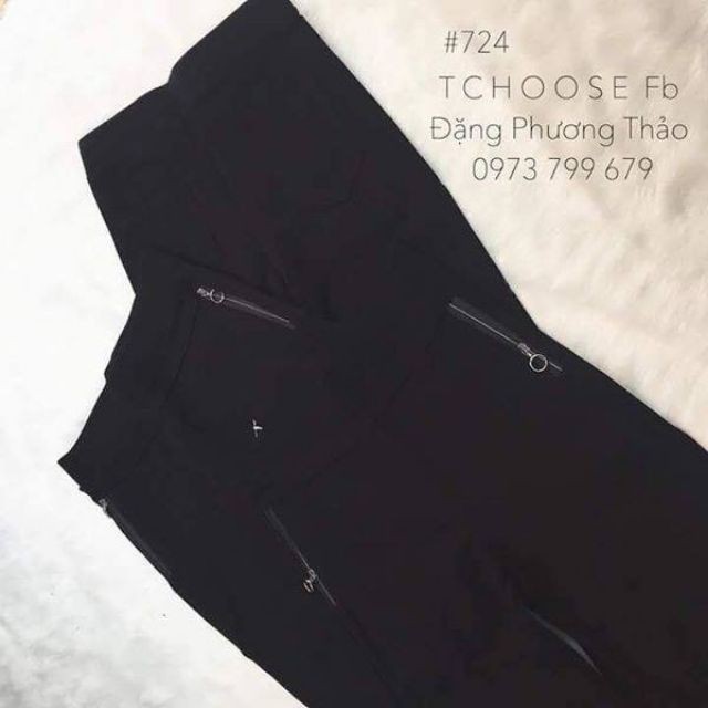 [Chất lượng] Quần legging cottong khóa sườn Giá rẻ