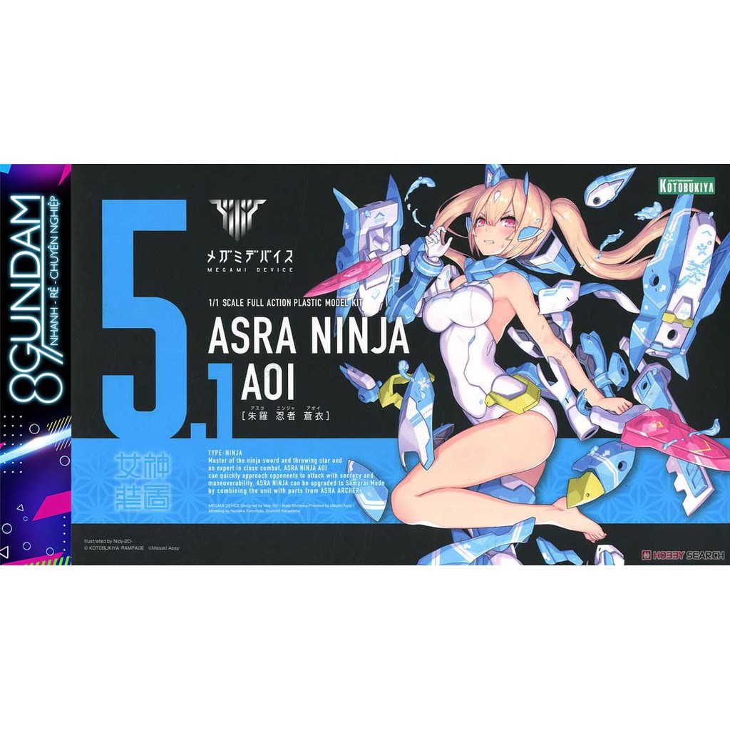 Mô Hình Lắp Ráp Megami Device Asra Ninja Aoi