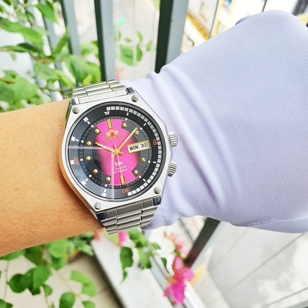 Đồng Hồ Nam chính hãng Orient Automatic RA-AA0B02R19B  bản mới 2019-Máy cơ tự động-Dây kim loại-Size 42mm