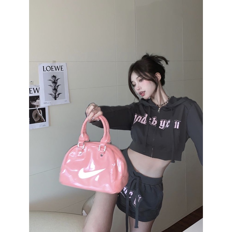 Set Áo Khoác Có Nón + Quần Dài Dây Rút Phong Cách Mới Cho Nữ