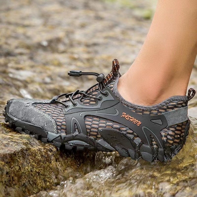 Giày leo núi trekking Fashion nam nữ, Đi phượt, Lội suối, Lội nước đế mềm