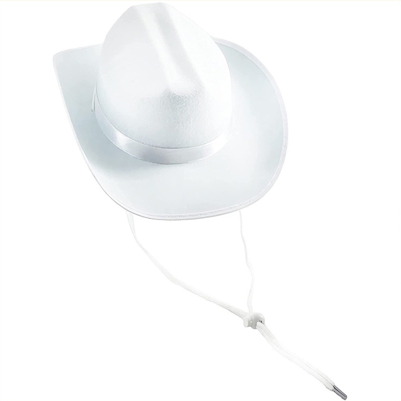 Mũ Fedora Vải Nỉ Màu Sắc Trơn Phong Cách Cao Bồi Cổ Điển Dành Cho Nam Nữ