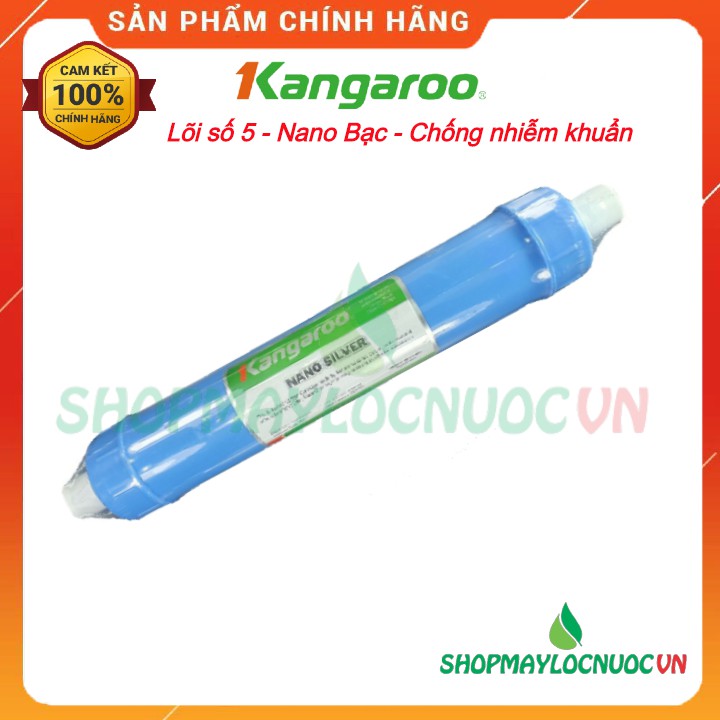 Lõi lọc nước Kangaroo số 5 (lõi màu xanh) – Lõi Nano Bạc- Phụ kiện CHÍNH HÃNG Kangaroo – shopmaylocnuocvn