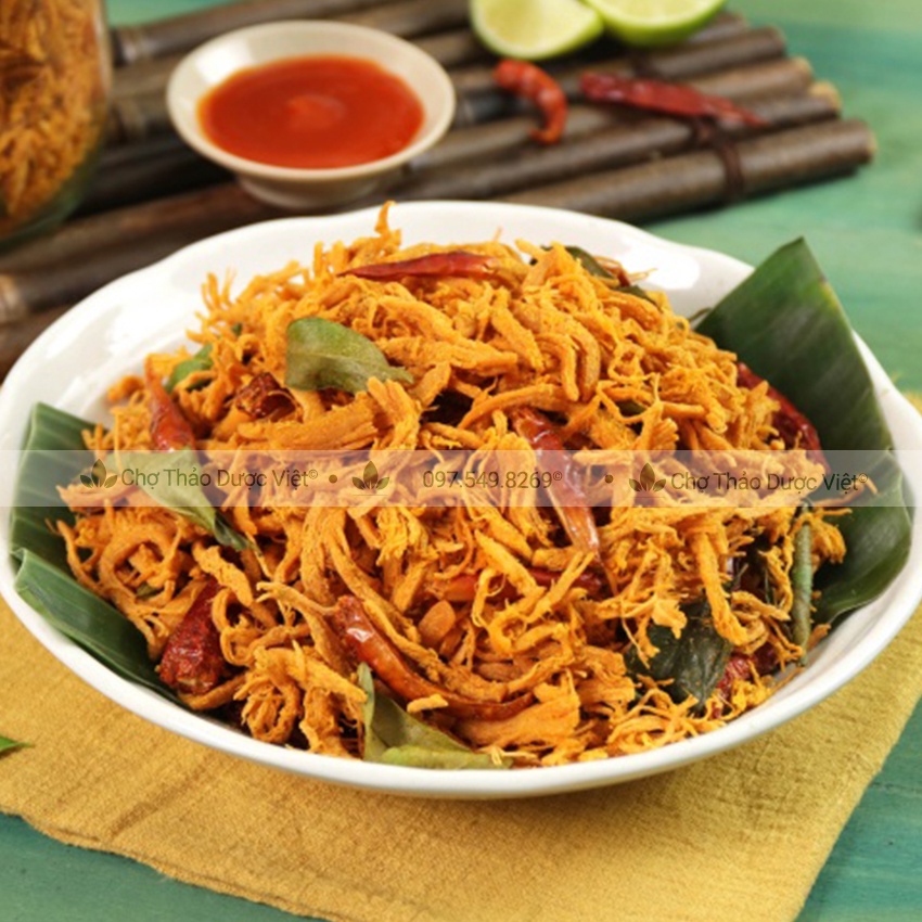 Lá chanh sấy khô 100g ( Nguyên liệu nấu ăn làm món khô gà lá chanh, lẩu thái) - Chợ Thảo Dược Việt