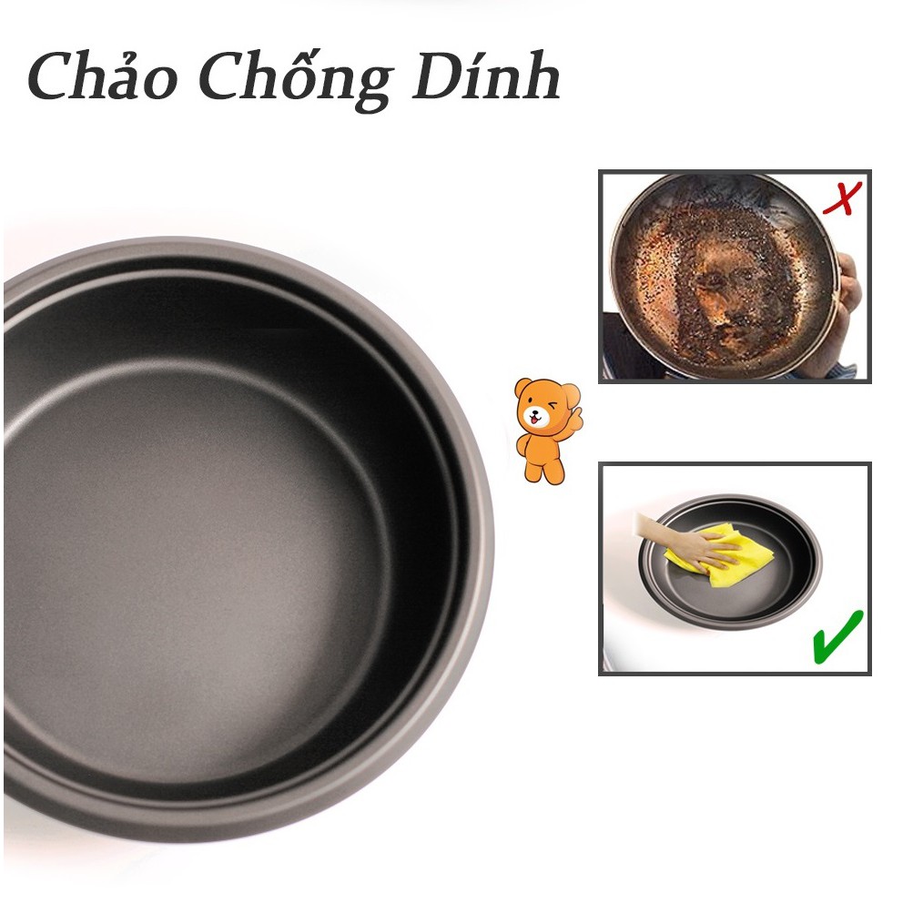 NỒI LẨU ĐIỆN 3,5 LÍT ĐA CHỨC NĂNG COMET CM7731 ( TIỆN DỤNG NẤU LẨU, SÚP, CHIÊN, XÀO, HẤP ... )