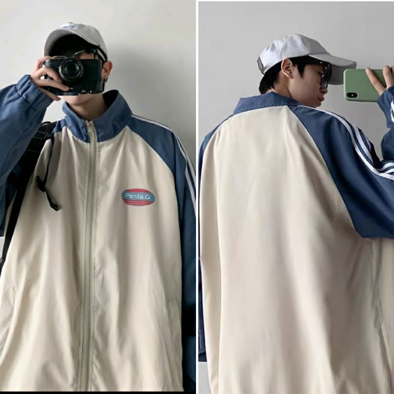 Áo khoác dù PentaQ Jacket Nam Nữ Form Rộng Phong Cách Ulzzang - Sayhey Clothing