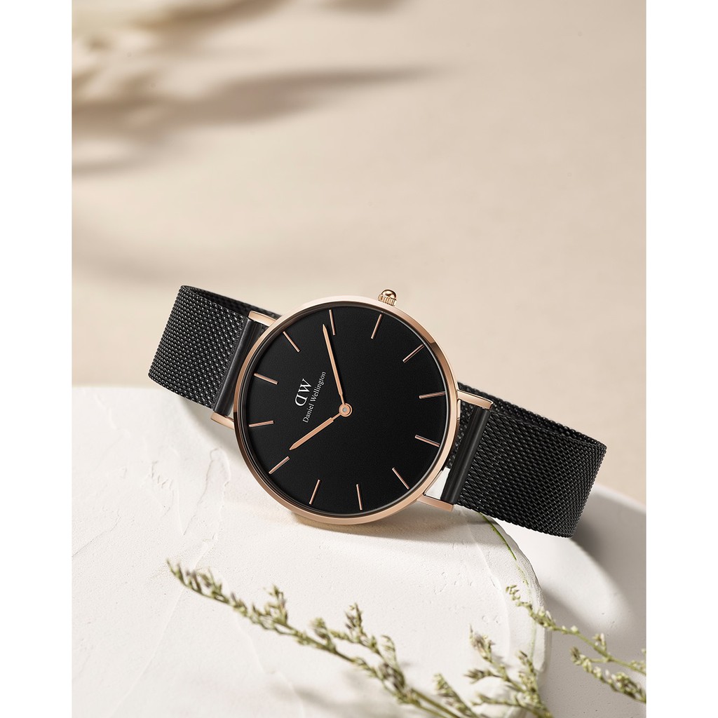 Đồng hồ nữ Daniel Wellington Classic Petite Pressed Ashfield 32mm & 28mm & Vòng tay DW Classic Cuff tặng kèm Nhẫn DW